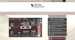 Desktop Screenshot of amisondentalgroup.com